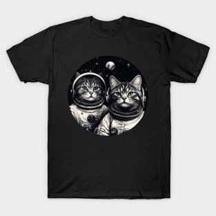 Astronaut cats T-Shirt